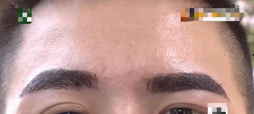 男生纹眉毛图片,潮流与个性的完美融合